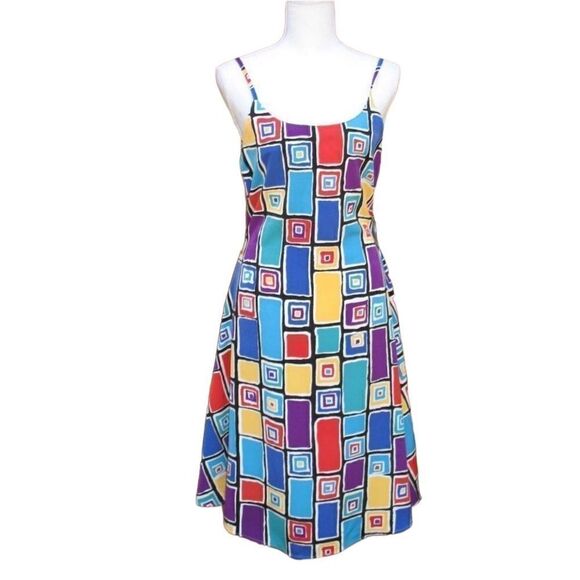 Vintage Dresses & Skirts - NWT Vintage 90's Multi Color Dress